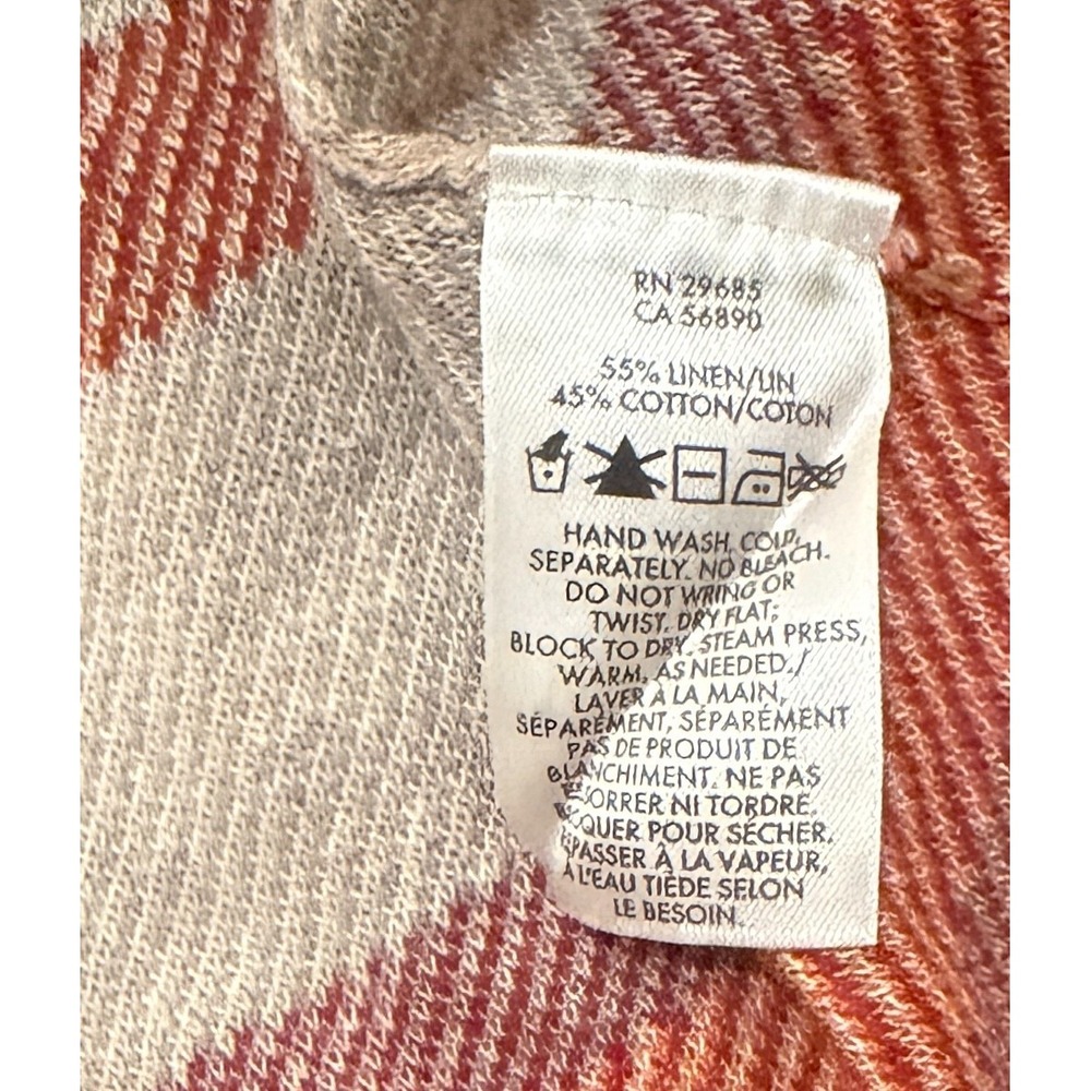 Pendleton Men's Medium Vintage Linen‎ Cotton Southwestern Toggle Cardigan - Picture 8 of 8